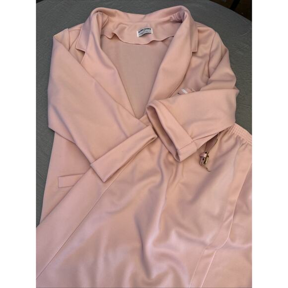 Alfred Dunner 2-Piece Skirt Suit Set Pink Large 18 Formal Workwear Corpcore - Picture 1 of 16